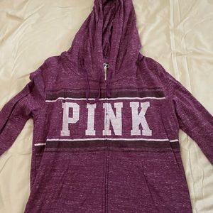 PINK LONG SLEEVE ZIP UP!
